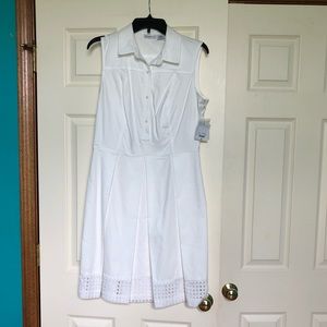 Liz Claiborne White Spring/Summer Dress